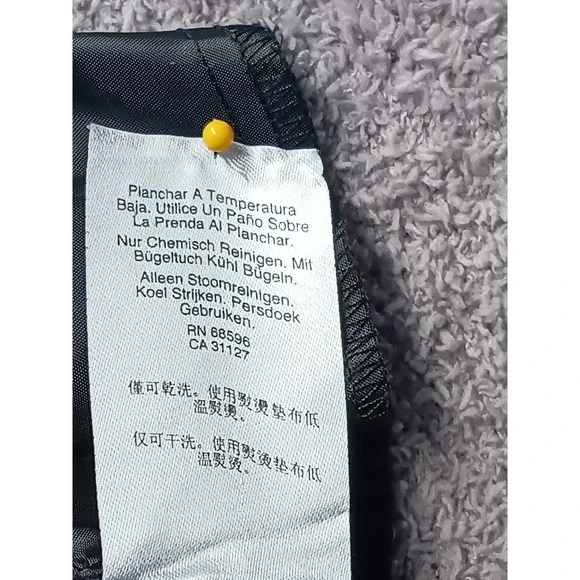 DKNY Women's Black Dress Pants Slim Leg Stretch Size 12 Old Money Classy Office - Picture 8 of 10